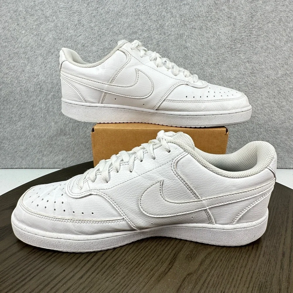 Nike Court Vision Low Next Nature Shoes Mens 12 White DH2987-100